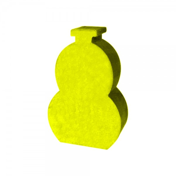 VASO (MOD.4) AMARELO - 30X20X9 MM