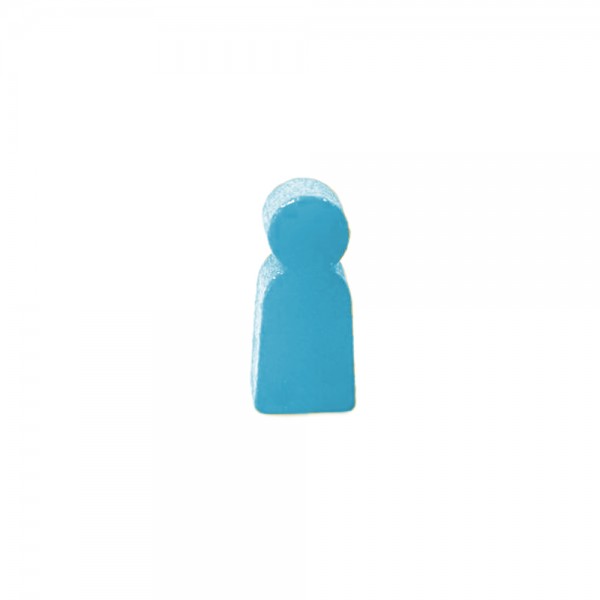 MEEPLE PESSOA AZUL PACÍFICO - 21x10x6 mm