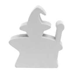 MEEPLE MAGO BRANCO - 26x30x6mm