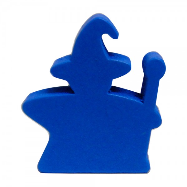 MEEPLE MAGO AZUL- 26x30x6mm