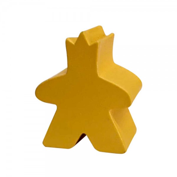 MEEPLE REI AMARELO - 20x23x9 mm