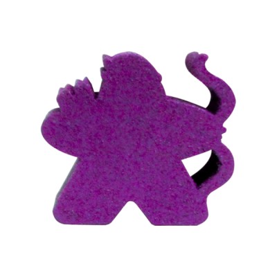MEEPLE ARQUEIRO ROXO - 20x21x9 mm