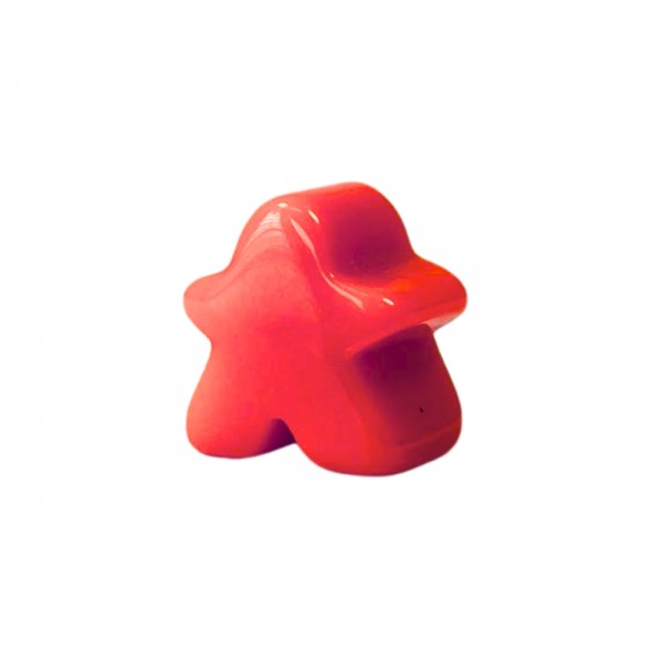 MEEPLE HOMENZINHO DE RESINA VERMELHO P - 15x14x9 mm