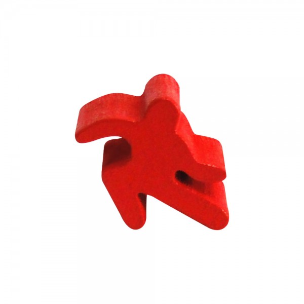 CAPOEIRISTA MADEIRA VERMELHO - 16x19x9 mm 