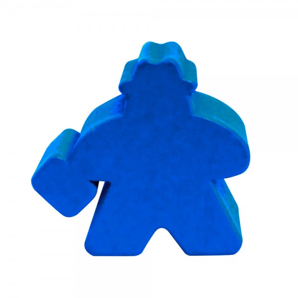 MEEPLE TRABALHADOR AZUL -12X10X9 MM