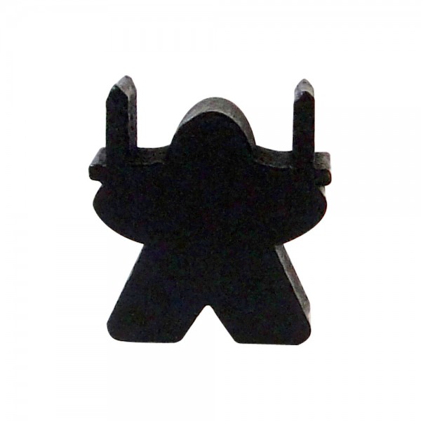 MEEPLE LADINO PRETO - 20x21x9 mm