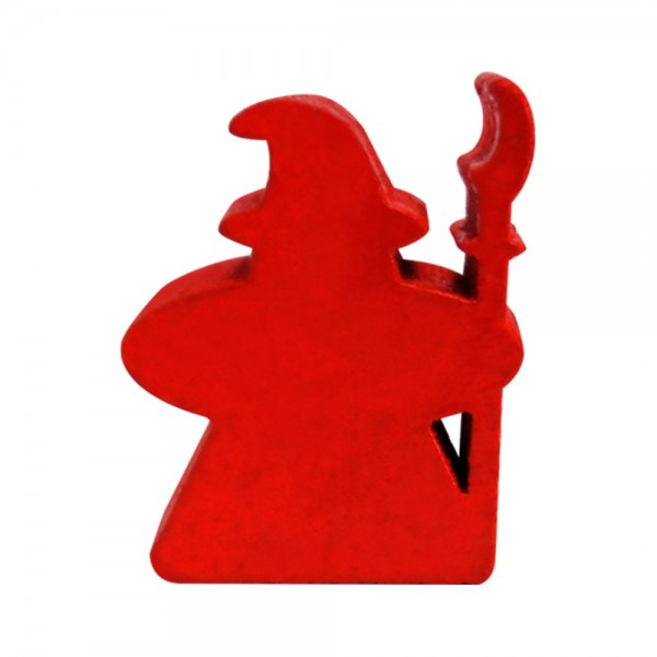 MEEPLE MAGO VERMELHO - 20x20x9 mm