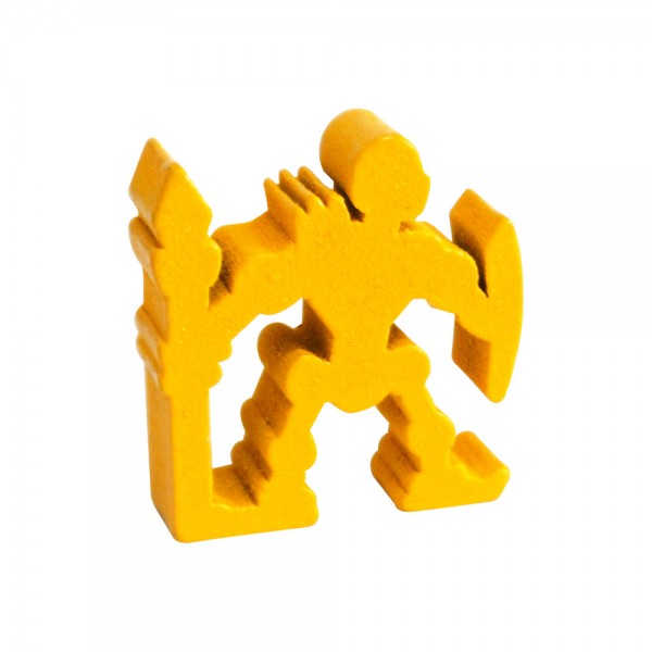 MEEPLE ESQUELETO AMARELO - 18x20x6 mm