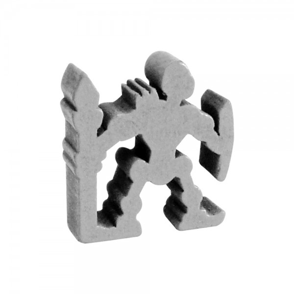 MEEPLE ESQUELETO BRANCO - 18x20x6 mm