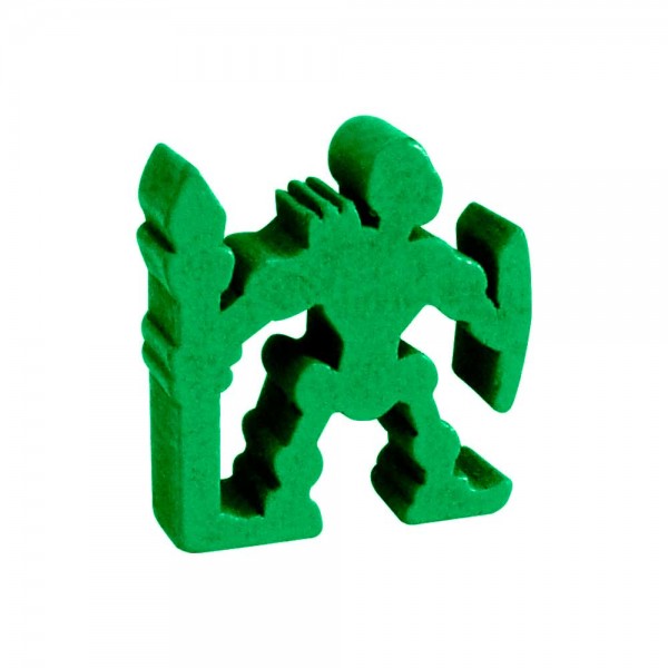 MEEPLE ESQUELETO VERDE CLARO - 18x20x6 mm