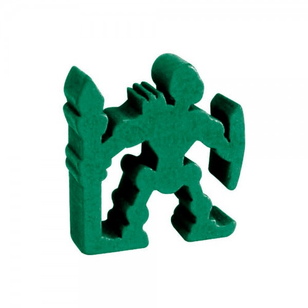 MEEPLE ESQUELETO VERDE ESCURO - 18x20x6 mm