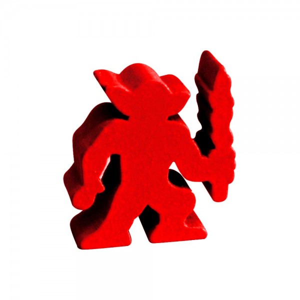 GOBLIN (MOD.1) VERMELHO - 15x16x6 mm