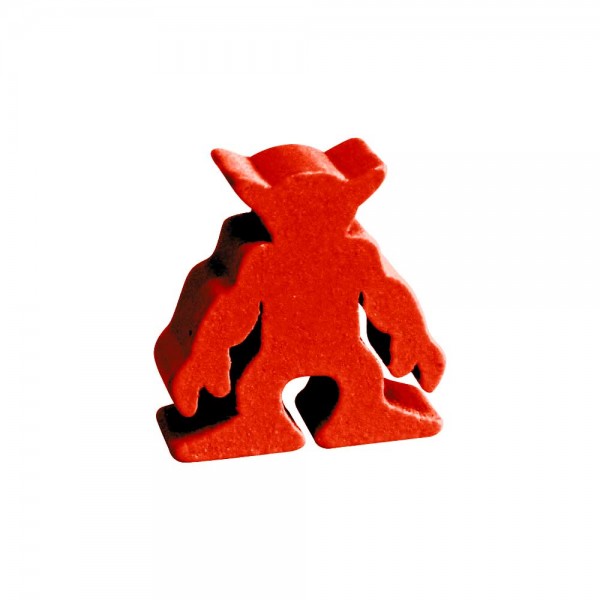 GOBLIN (MOD.2) VERMELHO - 15x16x6 mm