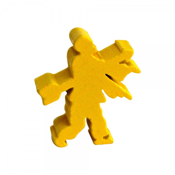 MEEPLE ZUMBI AMARELO - 18x20x6 mm