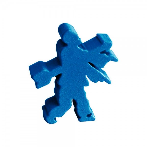 MEEPLE ZUMBI AZUL - 18x20x6 mm