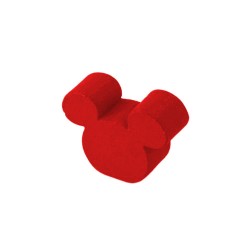 MEEPLE MICKEY VERMELHO - 18x12x6 mm