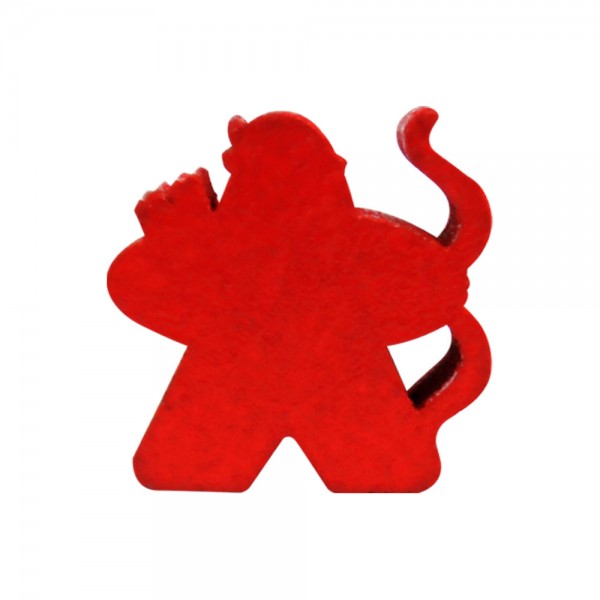 MEEPLE ARQUEIRO VERMELHO - 20x21x9 mm