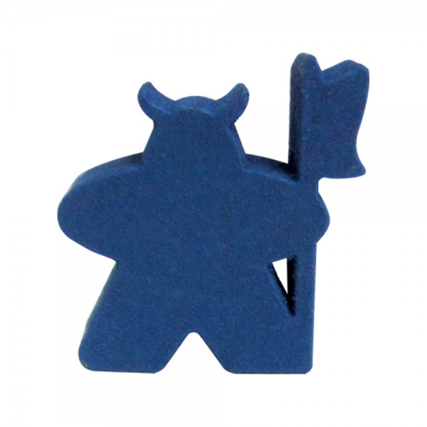 MEEPLE BÁRBARO AZUL - 22x23x9 mm