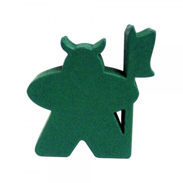 MEEPLE BÁRBARO VERDE - 22x23x9 mm