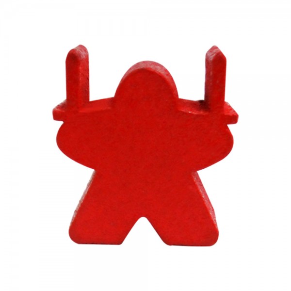 MEEPLE LADINO VERMELHO - 20x21x9 mm