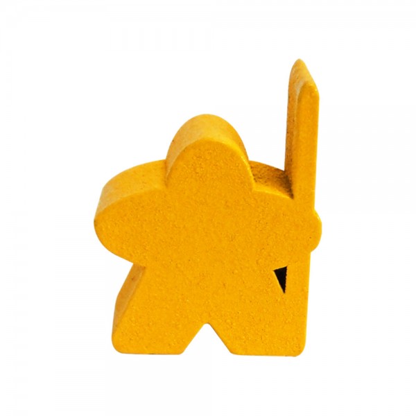 MEEPLE LANCEIRO AMARELO - 19x20x9 mm