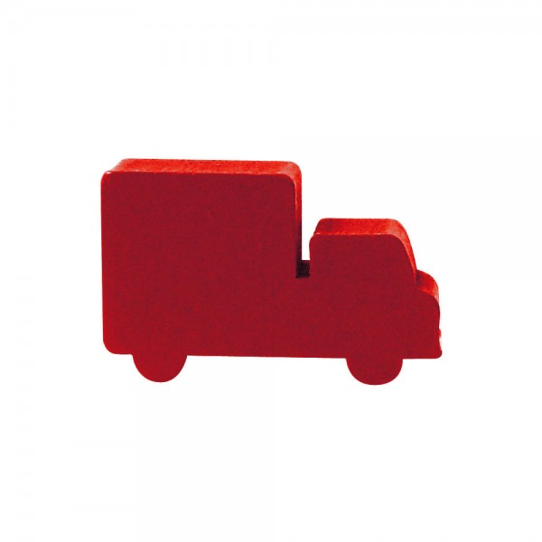 CAMINHÃO BAÚ VERMELHO - 34x21x9 mm