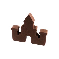 CASTELO (mod.1) MARROM - 30x25x6 mm