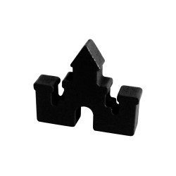 CASTELO (mod.1) PRETO - 30x25x6 mm