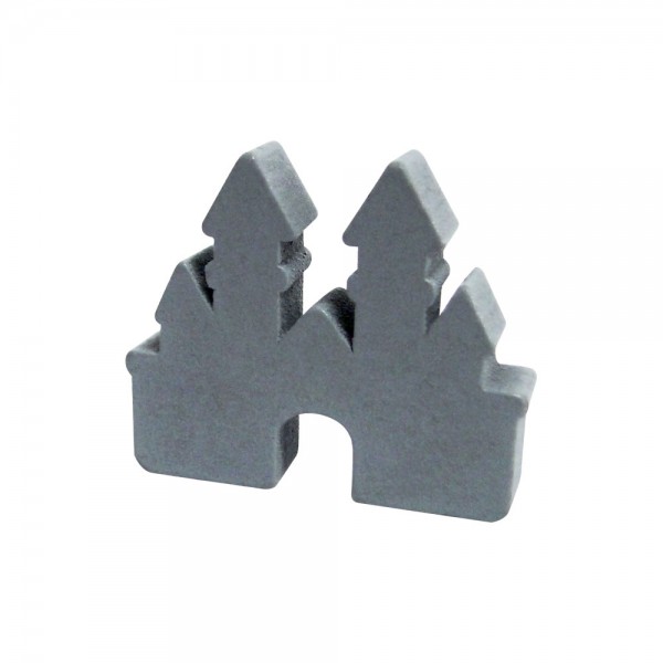 CASTELO (MOD.3) CINZA - 30x25x6 mm