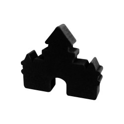 CASTELO (mod.2) PRETO - 30x25x6 mm