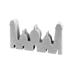CASTELO (mod.4) BRANCO - 34x19x6 mm