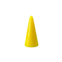  CONE DE RESINA FECHADO  - AMARELO 32x15 mm
