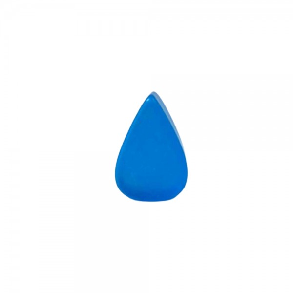 GOTA DE RESINA TRANLUCIDO AZUL - 10x15x6 mm