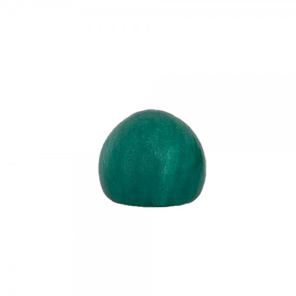 MEIA BOLA - VERDE PEROLIZADA - 12x8 mm