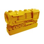 TREM RESINA AMARELO - 27x9x16 mm