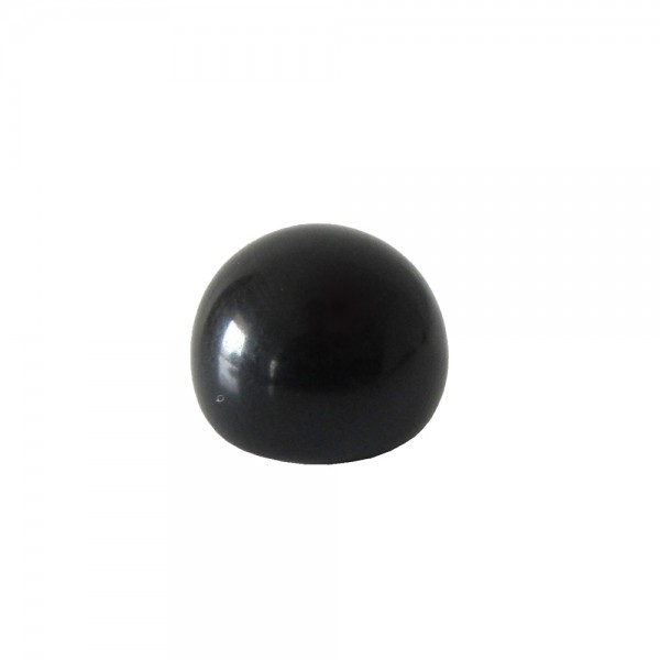 MEIA BOLA - PRETO OPACO - 12x8 mm