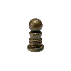 PEÃO BOLA XADREZ BRONZE PEROLIZADO - 25X15 mm