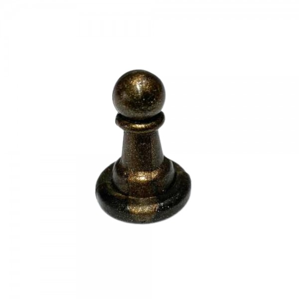 PEÃO BOLINHA - BRONZE PEROLIZADO 15x25 mm