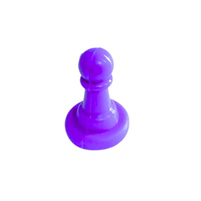PEÃO  XADREZ LILÁS - 25X15 mm