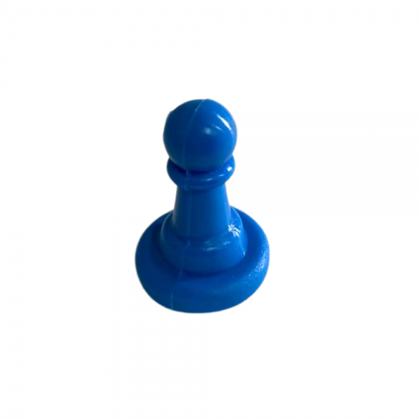 PEÃO BOLINHA - AZUL- 15x25 mm