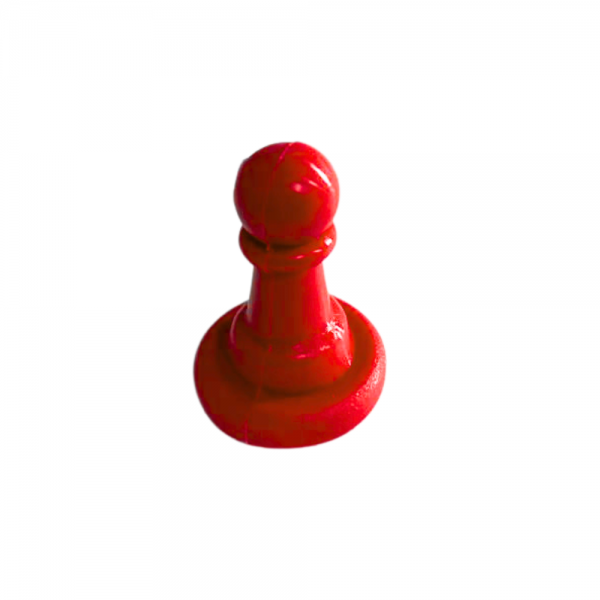PEÃO BOLINHA - VERMELHO 15x25 mm