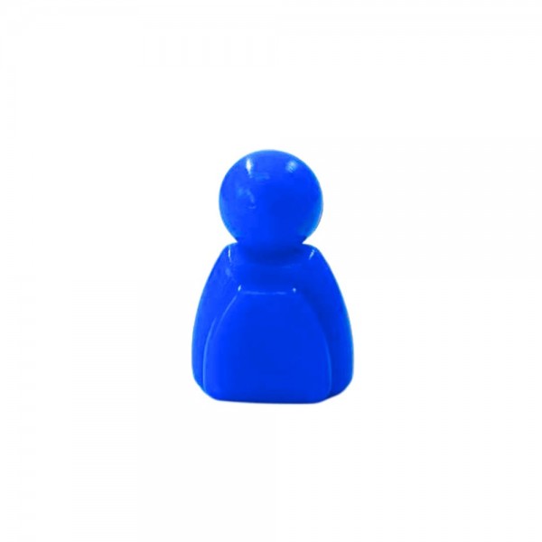 PEÃO MEEPLE HOMENZINHO  - AZUL- 15x18 mm
