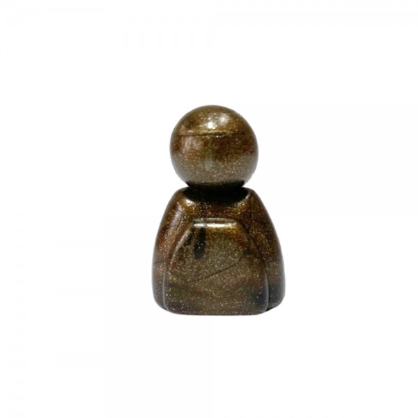 PEÃO MEEPLE HOMENZINHO  - PEROLIZADO BRONZE - 15x18 mm