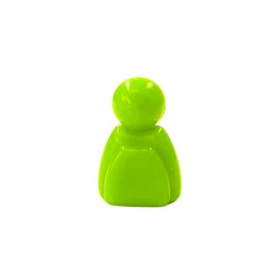 PEÃO MEEPLE HOMENZINHO  - VERDE CLARO - 15x18 mm