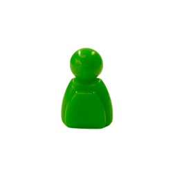 PEÃO MEEPLE HOMENZINHO  - VERDE- 15x18 mm