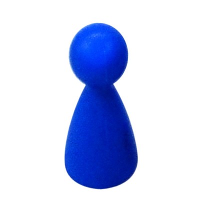 PEÃO CÔNICO COM BOLA - AZUL - 15x26 mm