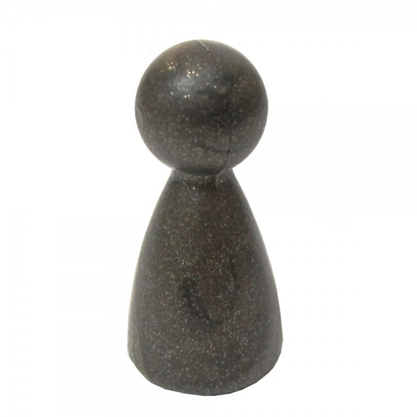 PEÃO CÔNICO COM BOLA - BRONZE METALIZADO - 15x26 mm