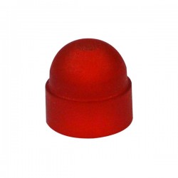 PEÃO REDONDO EMPILHÁVEL TRANSLÚCIDO - VERMELHO - 18x20 mm