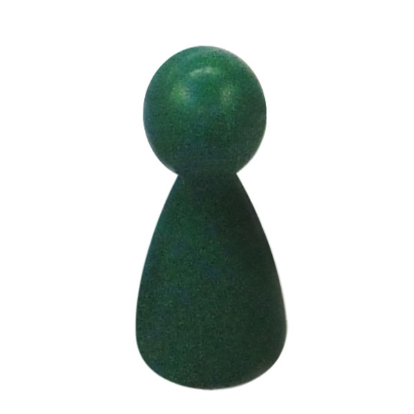 PEÃO CÔNICO COM BOLA - VERDE - 15x26 mm