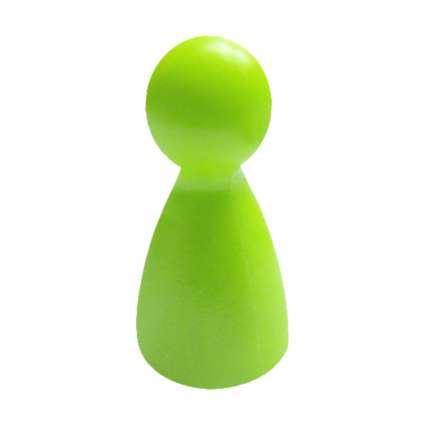 PEÃO CÔNICO COM BOLA - VERDE LIMÃO - 15x26 mm